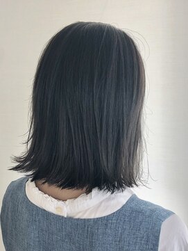 グリーン 渋谷(green) 切りっぱなし×ネイビー