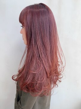 アイティー バイ アルバム 中野店(IT by ALBUM) チェリーピンク_厚めバングローライトスリークボブ_ba275531