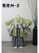 きものサロン すずめ屋&nbsp;レンタル番号　男児M-2(抹茶鷹) 七五三レンタルネット予約対象外