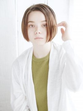 ヘアメイク ナル(hair make nalu) かきあげ重めボブスタイル