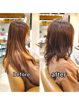 ジュエヘアー(jouet hair) ゆるめの動きがオシャレなレイヤーミディアム