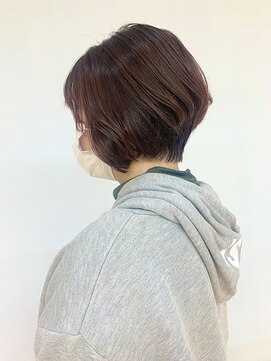 クオリス 上板橋店(QUALIS) ピンクブラウン/グラボブ/ショートボブ/艶ボブ/前下がり