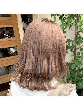 ボアップ 新居浜店(boappu) #コーラルベージュ #ハイトーン #ケアブリーチ