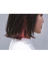 らふる其の二&nbsp;インナーカラー  ボブ