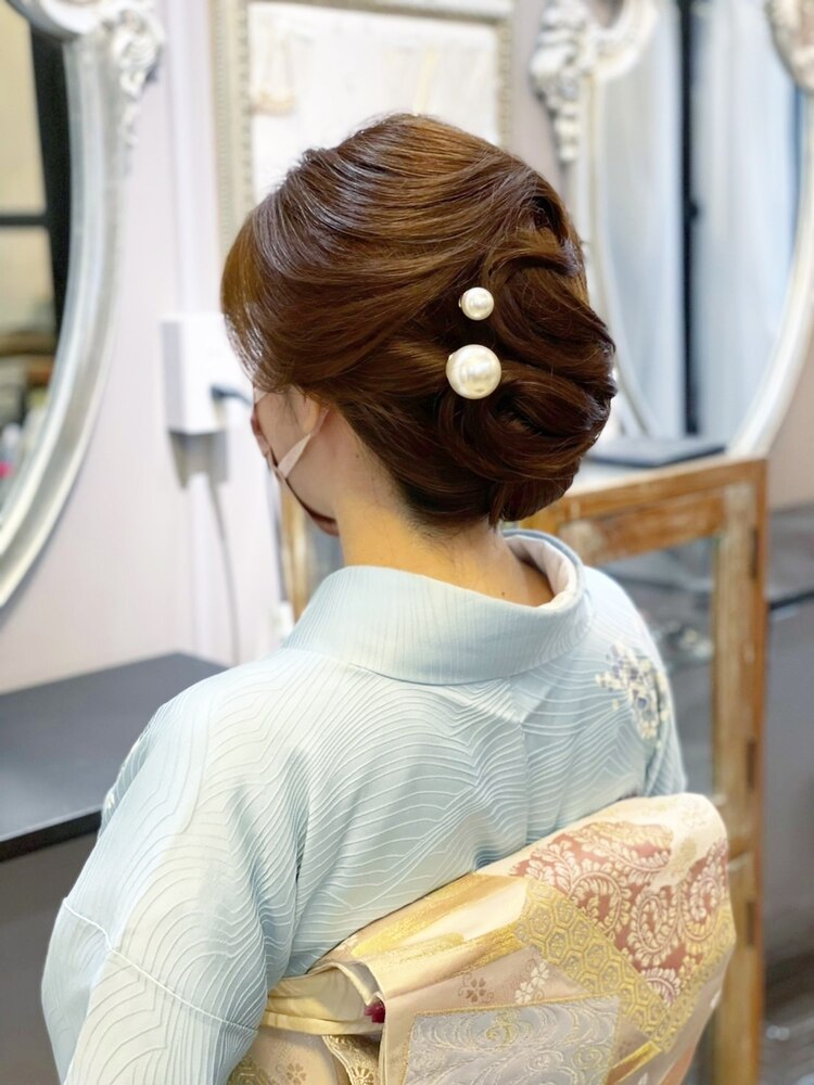 和装 ヘアセット：L169687472｜ローラ 本店(Rola)のヘアスタイル 