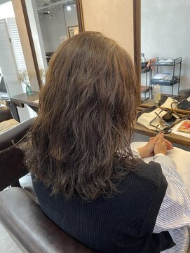 ギフト ヘアー サロン(gift hair salon) レイヤー×ウェーブパーマ
