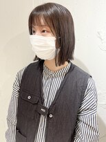 ラミエ バイ メルト 吉祥寺(lamie by melt)&nbsp;"久保田"切りっぱなしボブ大人かわいいストレートブリーチなし