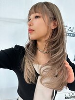 大人ガーリー/レイヤースタイル［新宿/ハイライトカラー/韓国］