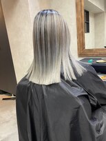 サニー 渋谷(SUNNY) バレイヤージュショコラアッシュハイライトグレージュカラー