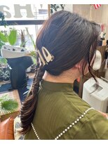 ハウオリ ヘアーワークス(Hauoli hair works)&nbsp;結婚式編みおろしアレンジ