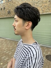 ◎men's 刈り上げセンターパート×シークレットパーマ◎