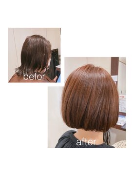 ヘアーガーデン ハニワ(Hair Garden 葉庭) RUKAお客様スタイル