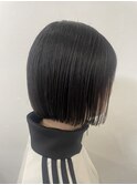 切りっぱなしボブ