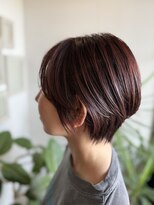 アンディ ニジュウサンド クリエイション(and D 23℃ creation)&nbsp;ショートレイヤー/大人ショート/秋ショート/レッドブラウン