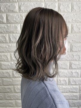 ルノン フィージュ(LUNON fieju) グレージュ/ナチュラルカラー/暗髪/透明感カラー