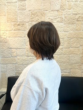 ヴァン カウンシル 川口店(VAN COUNCIL) 30代40代50代レイヤーボブ×白髪ぼかしくすみカラー#1