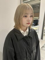 ローエ バイ デコ(Rohe by DECO)&nbsp;【kira】ホワイトベージュ /ハイトーンボブ