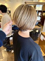 トリート 南行徳本店(TREAT) 大人ショート×ミルクティーベージュ