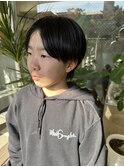 【hair salon W】センター分けスタイル