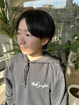 ダブル(W) 【hair salon W】センター分けスタイル