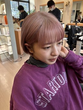 シャンプーボーイ ヒノ(SHAMPOO BOY Hino) ペールピンクベージュ