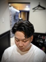 プラウド(PROUD)&nbsp;マッシュ短髪ツーブロックモテる束感モテ髪イケメン黒髪ビジネス