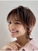 伸ばしかけウルフショート