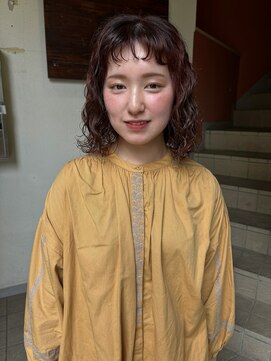 コレットヘアー ザモリオカ(Colette HAIR the MORIOKA) スパイラルパーマ×ピンクオレンジ