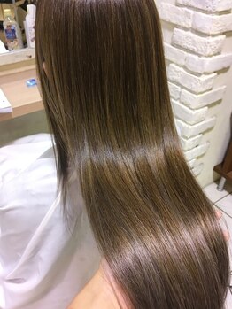 シシリー(SICILY)の写真/【COTA取り扱い】ダメージレスな”髪質改善ストレート”で今までにない自然で扱いやすいスタイルに♪