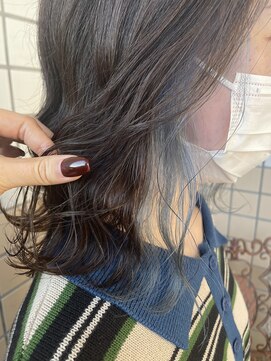 セカンド 鴨江店(2COND) グレージュ×インナーカラー