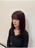 フェイスレイヤーワンブリーチカラー大人レッドピンク韓国