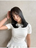 暗髪フロントレイヤー