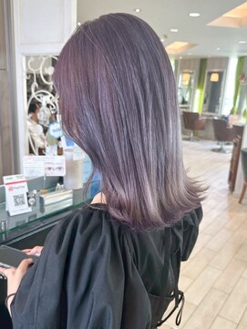 ピボット 北千住(PIVOT) ブリーチで作るラベンダーカラー/パープル