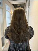 ココアベージュ/オリーブグレー[レイヤーカット/髪質改善/銀座]