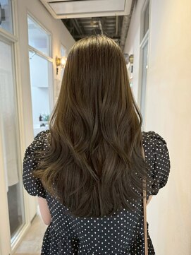 ムード(MOOD,) ココアベージュ/大人ガーリー[レイヤーカット/髪質改善/銀座]