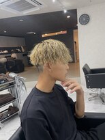 ブリーチ 金沢店(BLEACHi)&nbsp;縦落ちツイスパ+マッシュスタイル