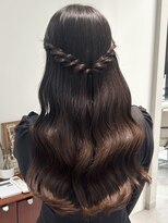 ハッチ(HACCH)&nbsp;韓国風レイヤーカット髪質改善ダブルカラーハッシュカット