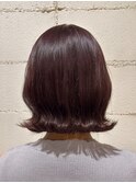 ◎外ハネボブ×ナチュラルピンクブラウン◎【中川 史菜】