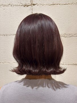 サロン ド ソーホー 蕨(Salon de SOHO) ◎外ハネボブ×ナチュラルピンクブラウン◎【中川 史菜】