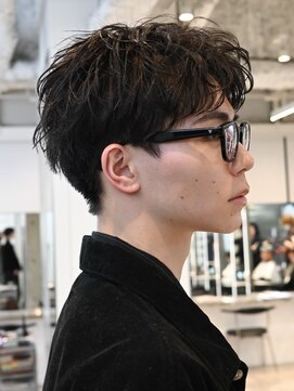 フィフス 渋谷(fifth) 渋谷ルーズショートパーマ短髪アクティブショートビジネスヘア