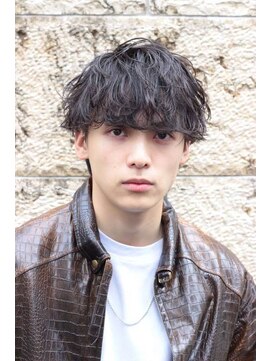 ブラック 横浜(BLUCK) 横浜駅/学割U24/メンズサロン/フェザーパーマ/シャドウパーマ