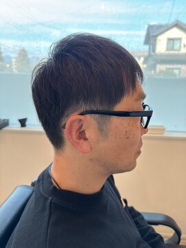 メンズダリアヘアーミュウズ 高崎(Men's Dahlia hair mieuxs) ４０代　メンズツーブロックショート