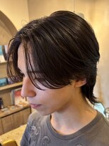 ボンドストーリールミエール(Bond Story lumiere)&nbsp;ニュアンスパーマ毛流れセンターパート