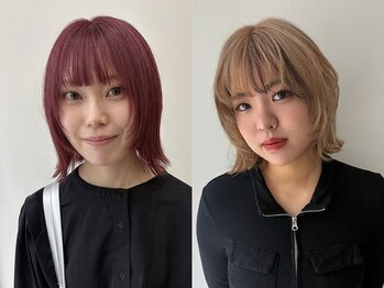 ヌードルバイコア(noodle by CoRe.gn)の写真/手触りなめらかなツヤ髪で、優しい印象になれると大好評のカラー☆ダメージレスで発色もモチも立体感も◎