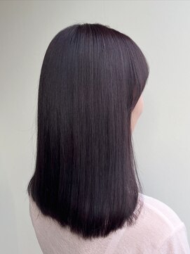 美容室 アイディー i-dee ブリーチなしラベンダーブラウン