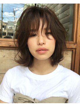 アミュレット バイ サファリ 西荻窪(AMULETTE BY SAFARI) ボブ×外ハネ×ナチュラルベージュ