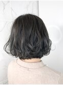 レイヤーボブ×大人かわいい