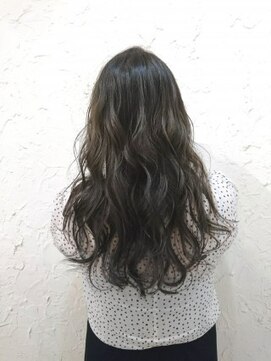 フロール(Flor) 【flor 戸塚】*くびれロング+ネイビー×グレージュ*