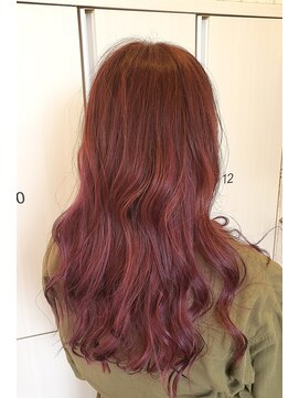 ヘアメイク アリエス 岩切店(HAIR MAKE aries) 【仙台 美容室 aries ヘアカラー】ローズピンク