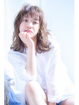 ヴァンクシー バイ ルナ(VANKCY by Luna)&nbsp;簡単スタイリング 低温デジタルパーマ ナチュラル 前髪 ボブ 楽